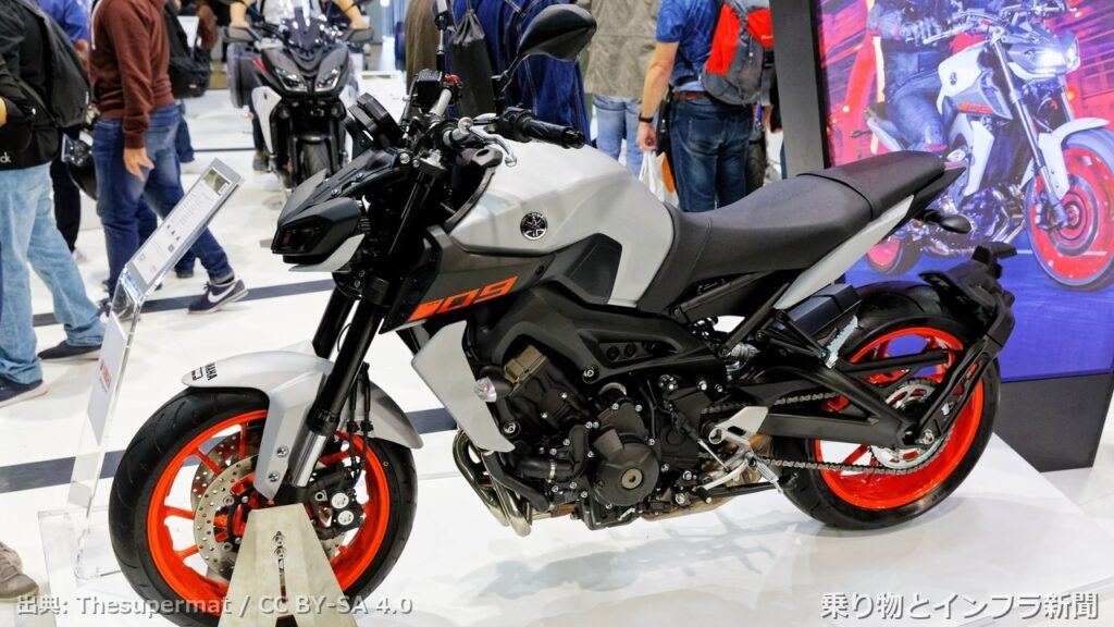 yamaha mt 09 2026 facelift moto
