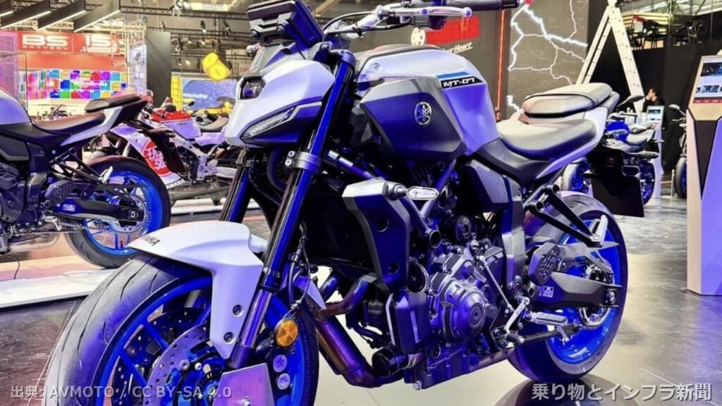 yamaha mt 07 2026 facelift moto