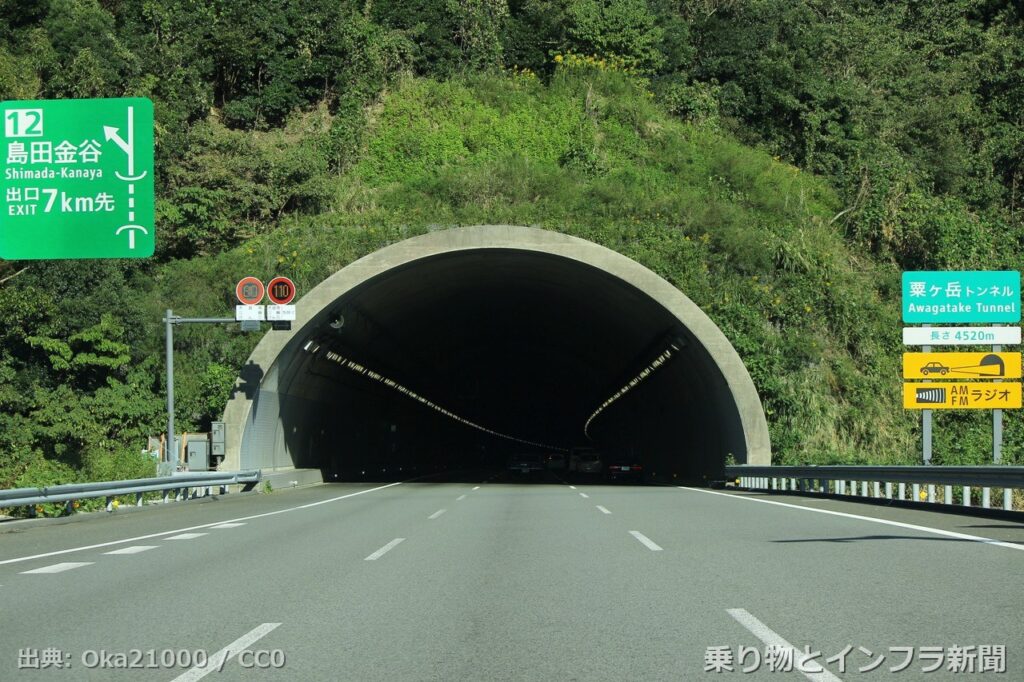 nexco central shin tomei expressway 2026 tunnel rebuild