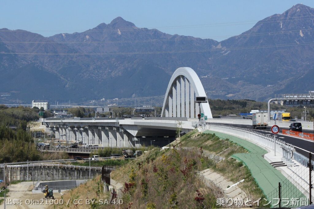 nexco central shin meishin expressway 2026 curve easing