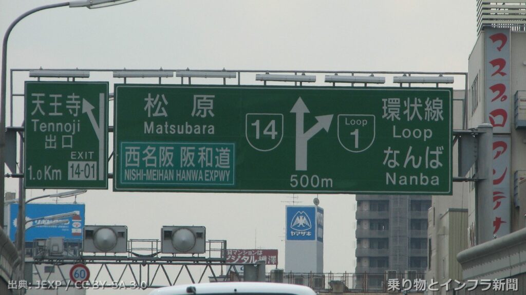 hanshin expressway loop route 2027 bypass open