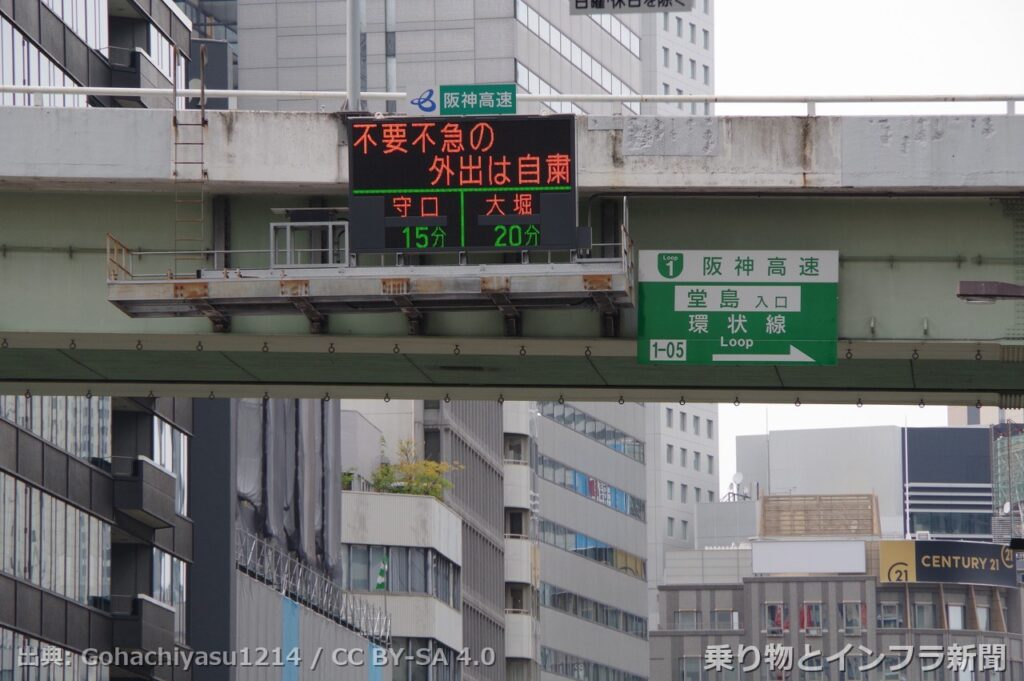 hanshin expressway loop route 2027 curve easing