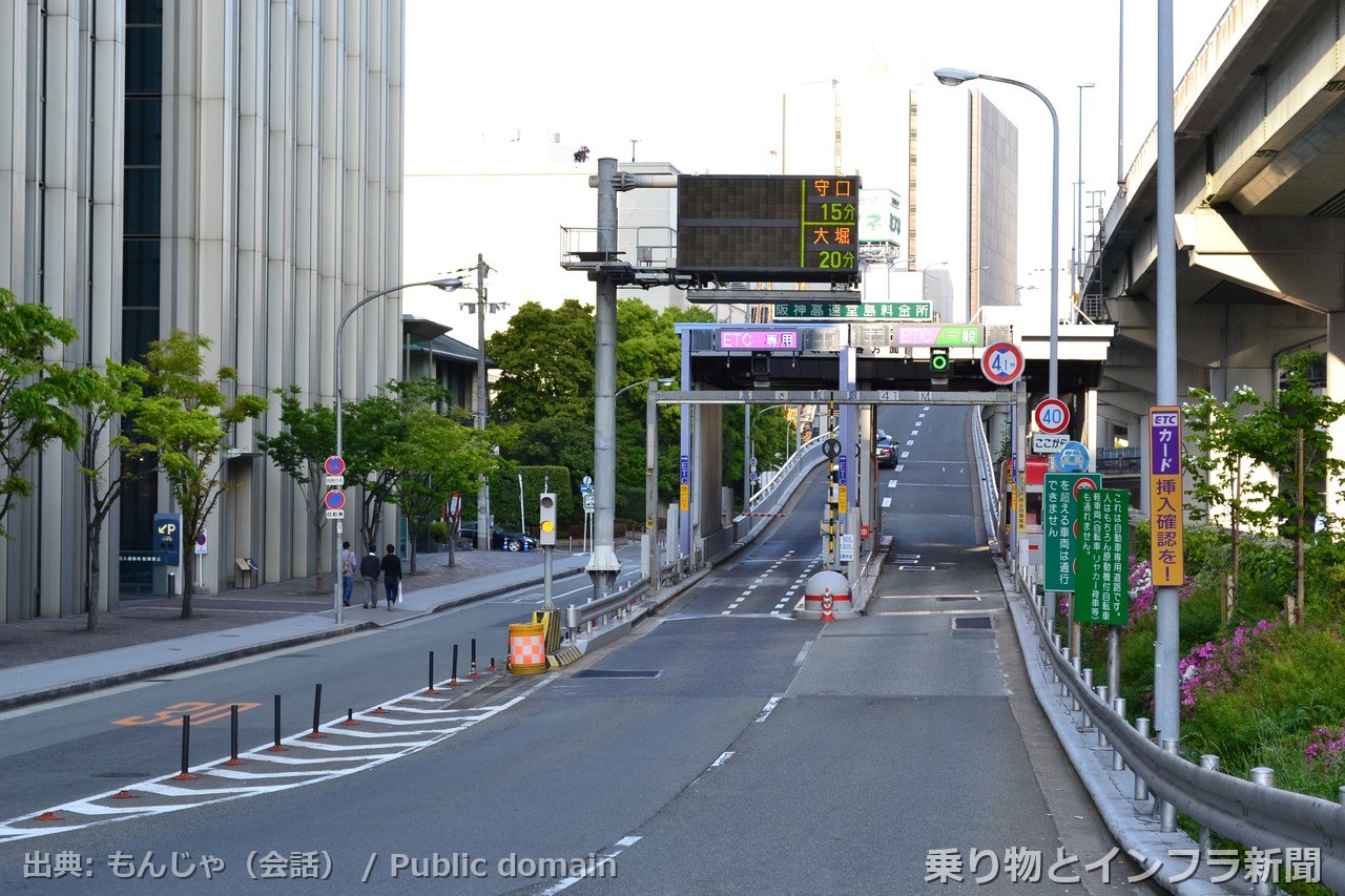 hanshin expressway loop route 2027 partial closure