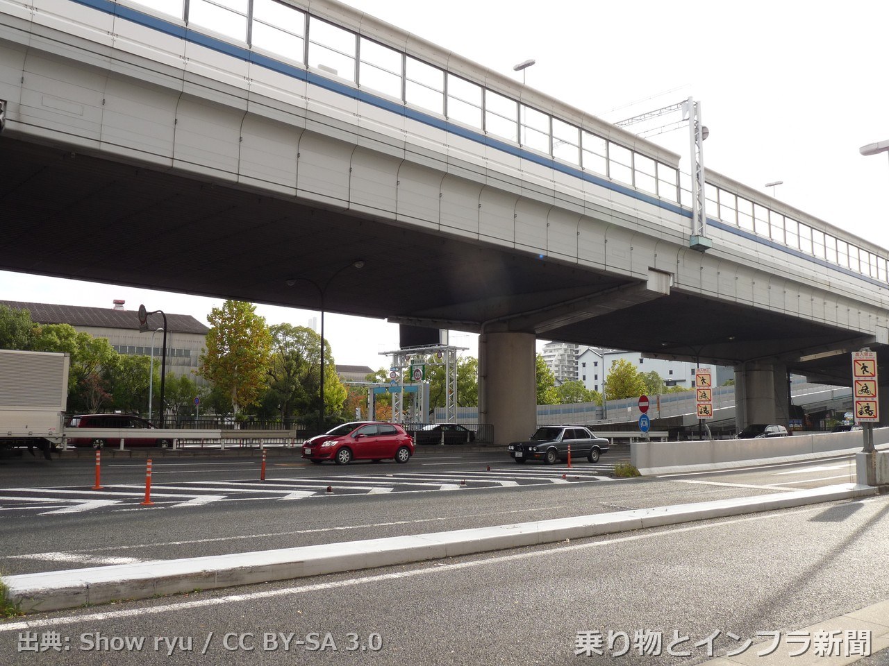 hanshin expressway kobe line 2027 curve easing