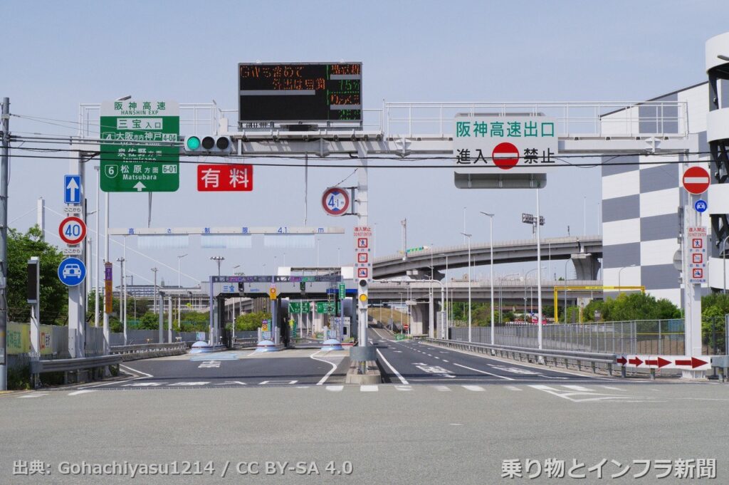 hanshin expressway wangan route kobe 2027 partial closure
