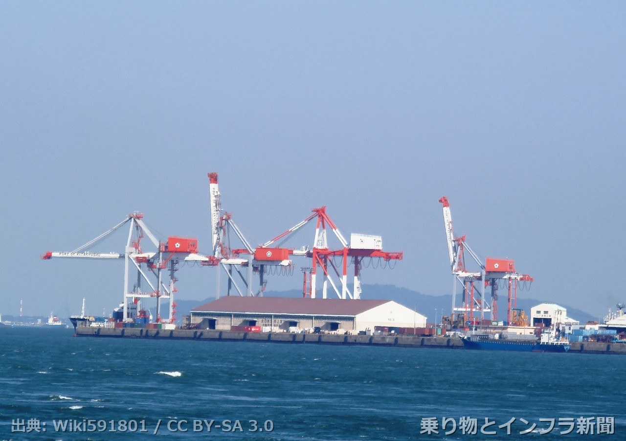 port of kitakyushu 2026 ferry route 港湾写真