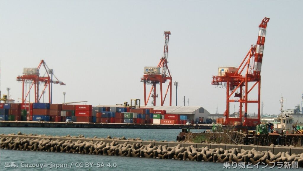 port of niigata 2026 container record 港湾写真