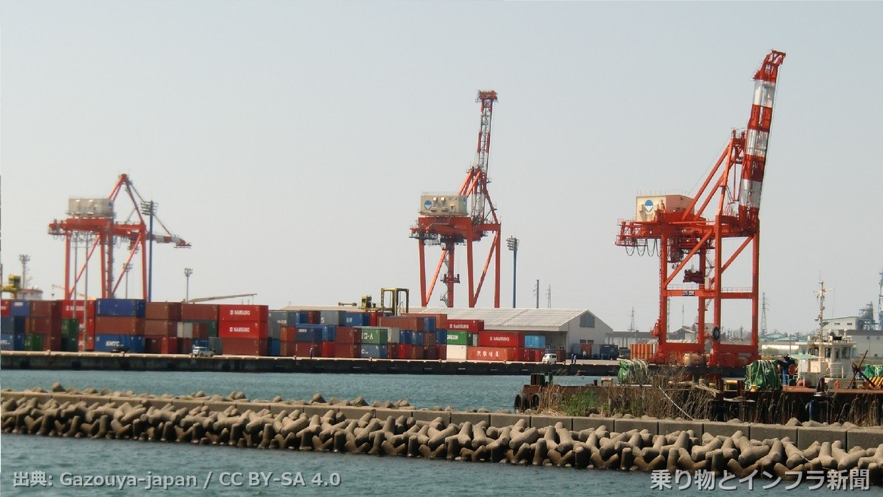 port of niigata 2026 container record 港湾写真