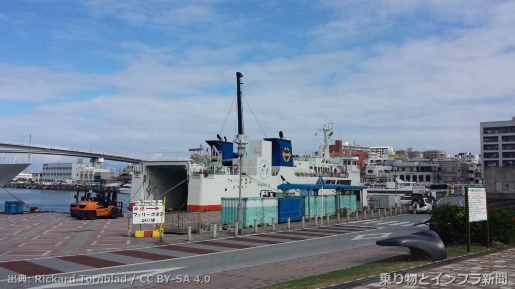 port of naha 2026 ferry route 港湾写真