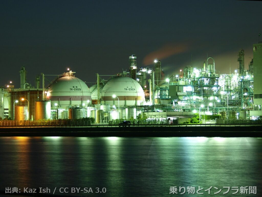 port of yokkaichi 2027 lng bunkering 港湾写真