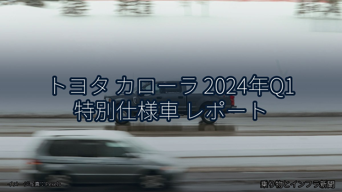 トヨタ カローラ 2024年Q1 特別仕様車 レポート(乗り物とインフラ新聞)