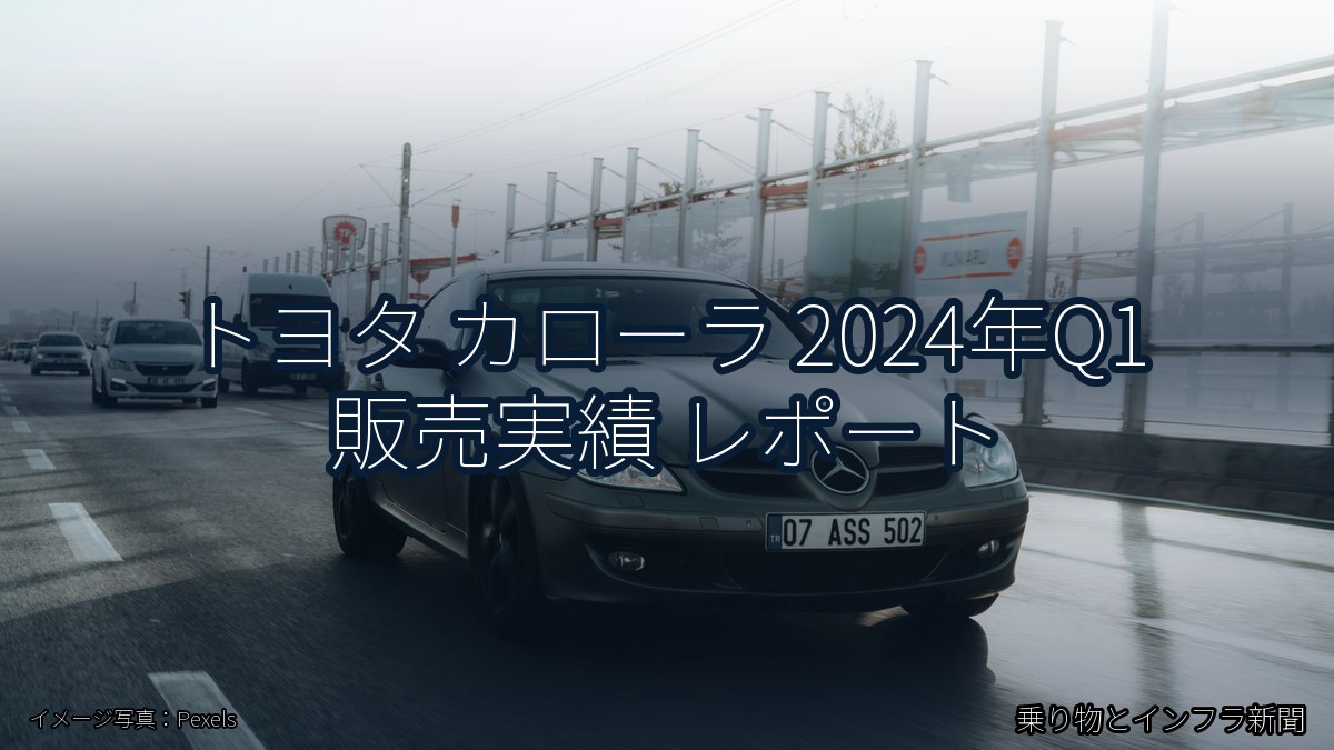 トヨタ カローラ 2024年Q1 販売実績 レポート（乗り物とインフラ新聞）