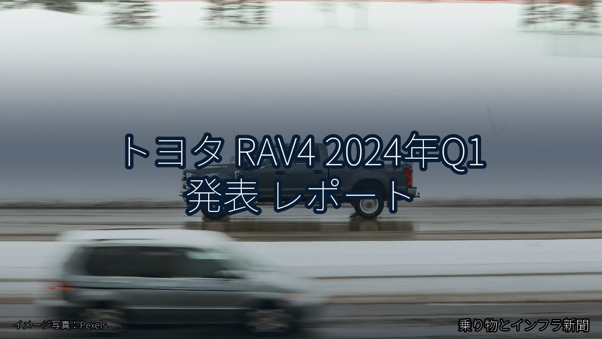 トヨタ RAV4 2024年Q1 発表 レポート（乗り物とインフラ新聞）