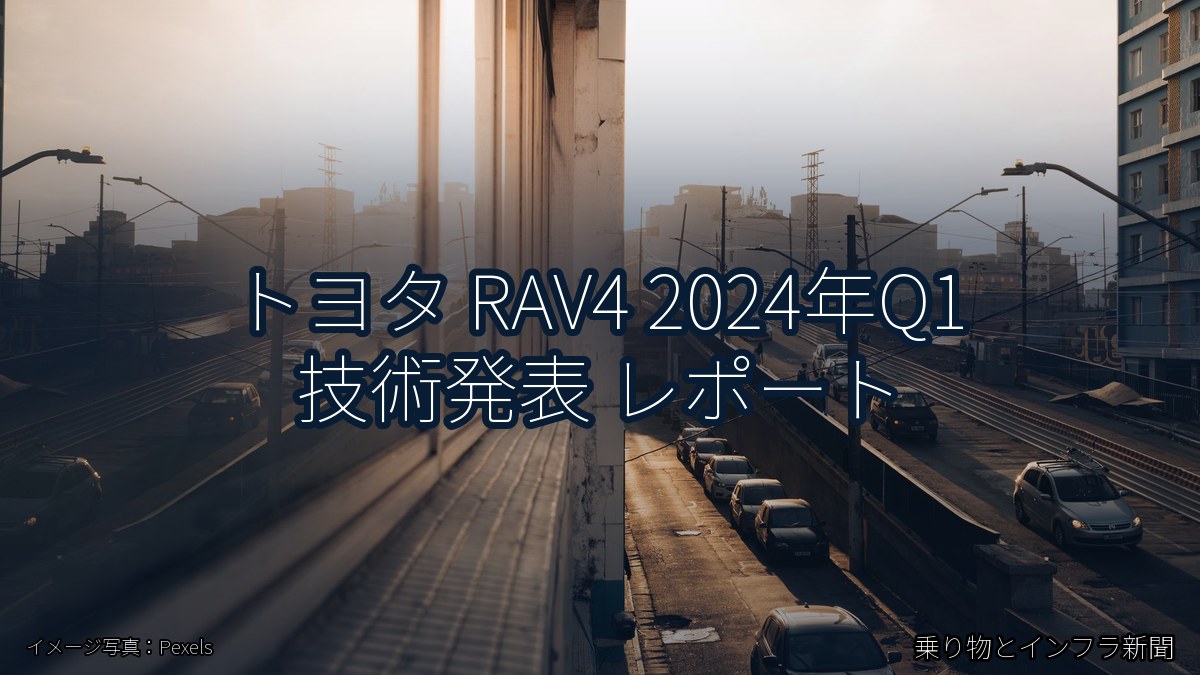 トヨタ RAV4 2024年Q1 技術発表 レポート（乗り物とインフラ新聞）