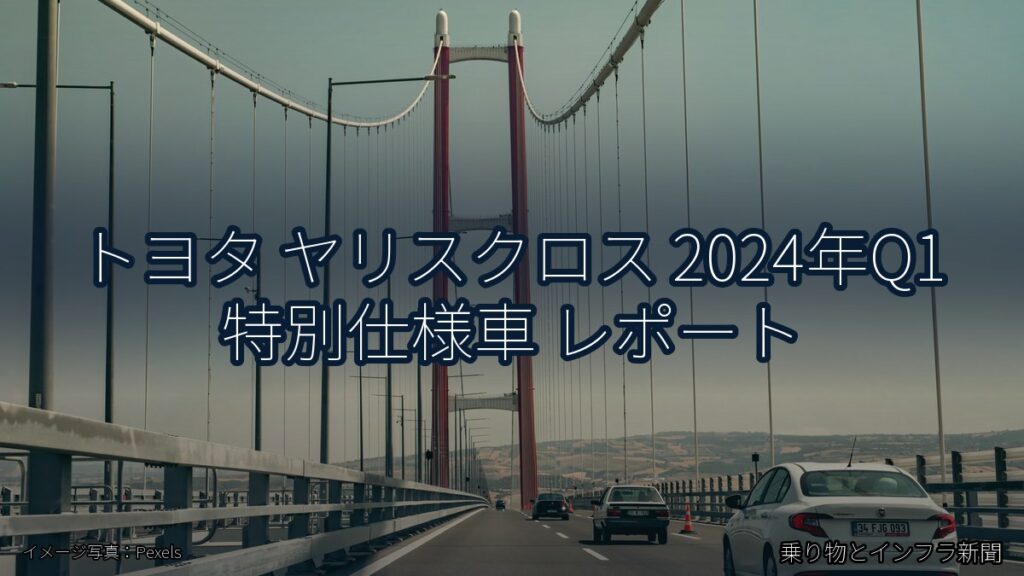 トヨタ ヤリスクロス 2024年Q1 特別仕様車 レポート（乗り物とインフラ新聞）