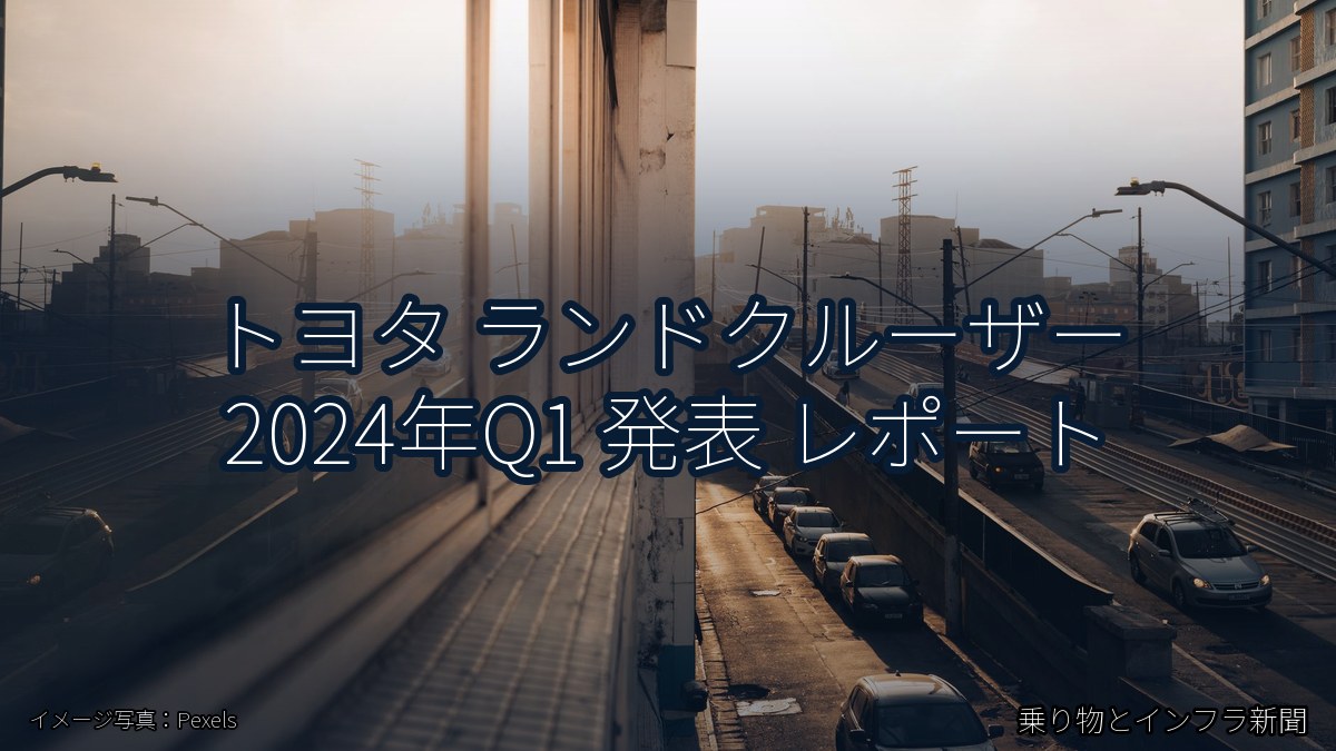 トヨタ ランドクルーザー 2024年Q1 発表 レポート（乗り物とインフラ新聞）