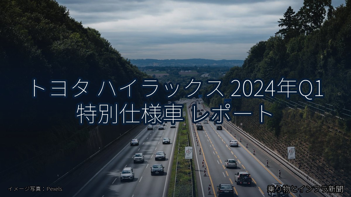 トヨタ ハイラックス 2024年Q1 特別仕様車 レポート（乗り物とインフラ新聞）