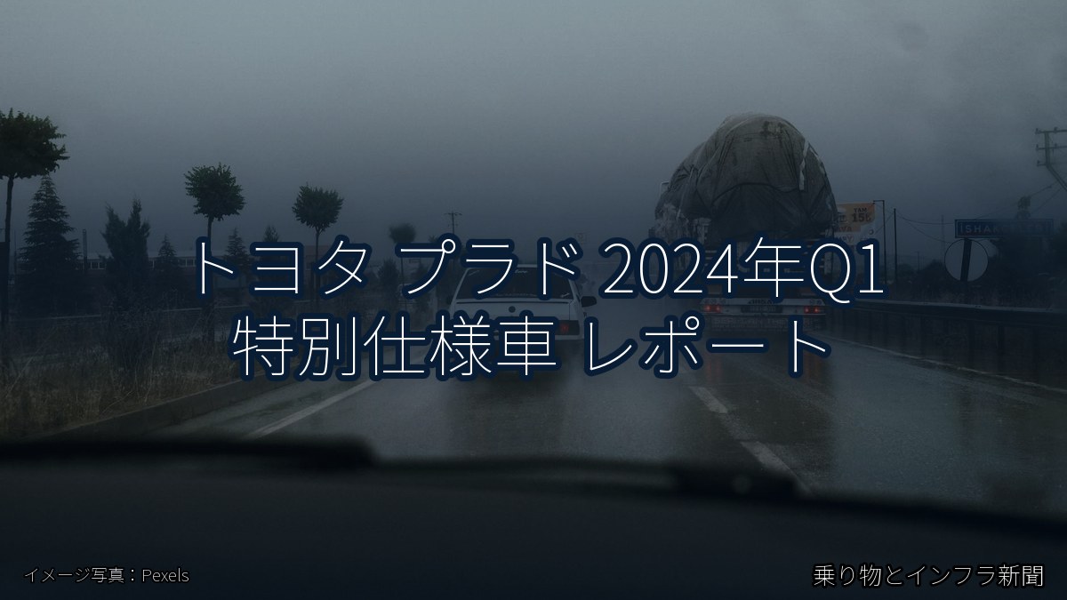 トヨタ プラド 2024年Q1 特別仕様車 レポート（乗り物とインフラ新聞）
