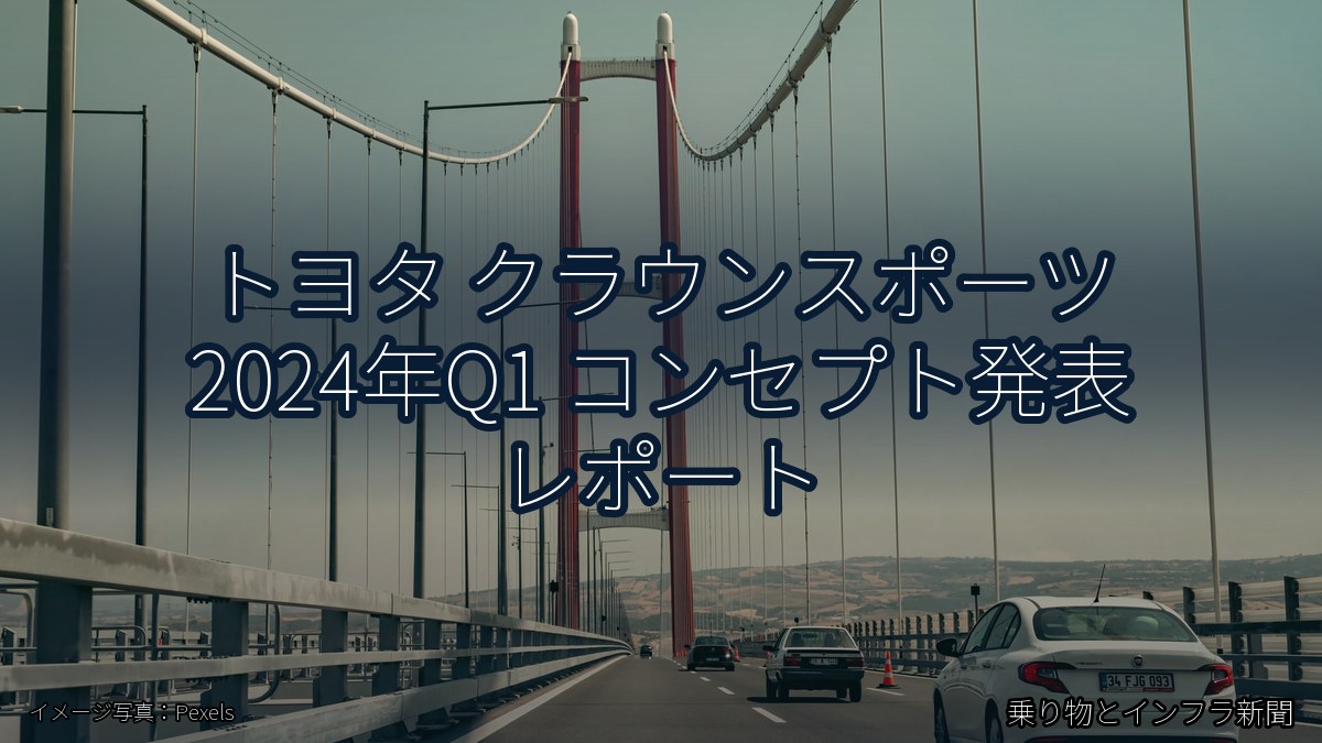 トヨタ クラウンスポーツ 2024年Q1 コンセプト発表 レポート（乗り物とインフラ新聞）