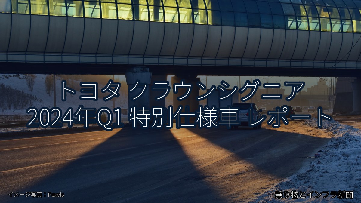 トヨタ クラウンシグニア 2024年Q1 特別仕様車 レポート（乗り物とインフラ新聞）