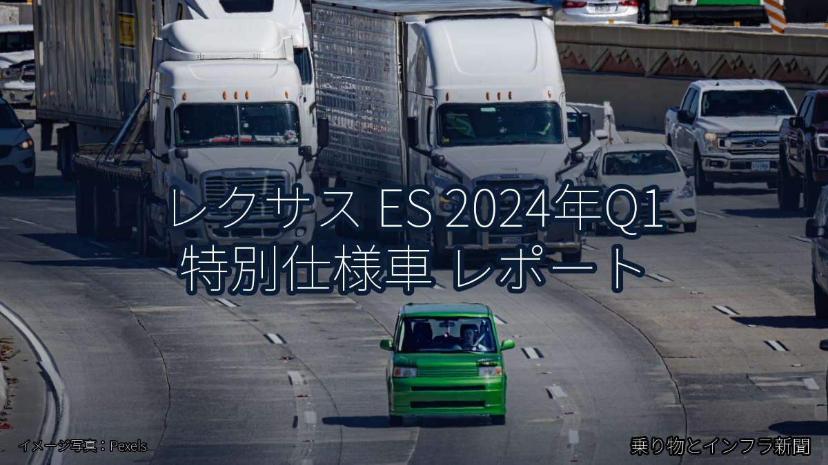 レクサス ES 2024年Q1 特別仕様車 レポート（乗り物とインフラ新聞）