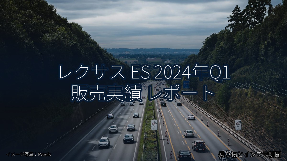 レクサス ES 2024年Q1 販売実績 レポート（乗り物とインフラ新聞）