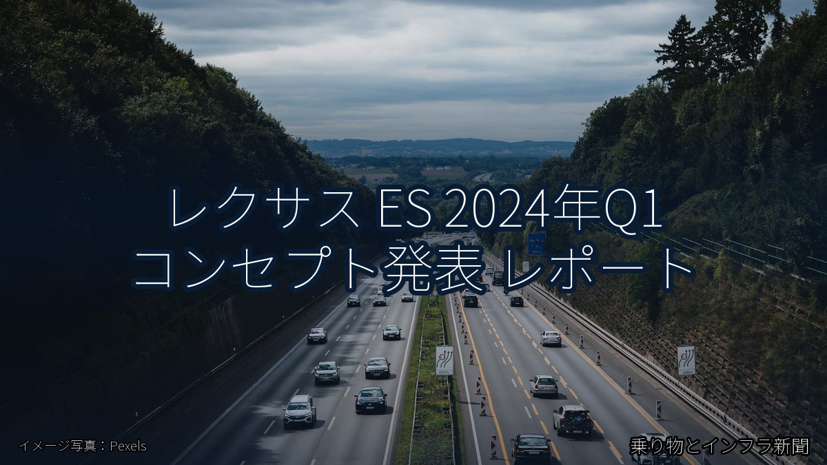レクサス ES 2024年Q1 コンセプト発表 レポート（乗り物とインフラ新聞）