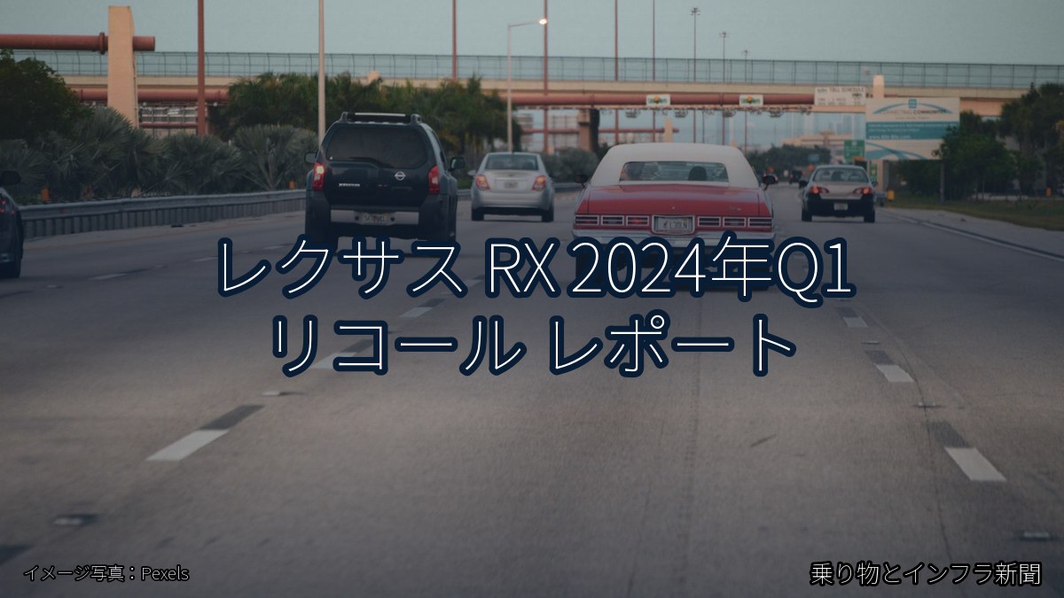 レクサス RX 2024年Q1 リコール レポート（乗り物とインフラ新聞）