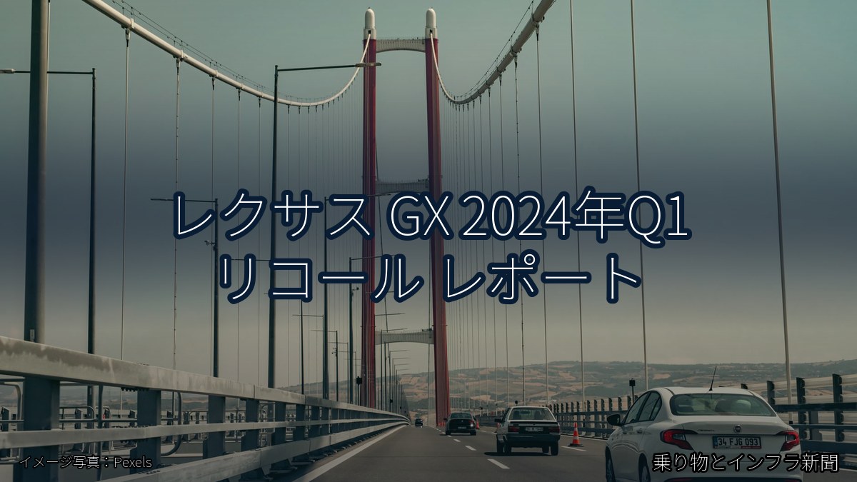 レクサス GX 2024年Q1 リコール レポート（乗り物とインフラ新聞）