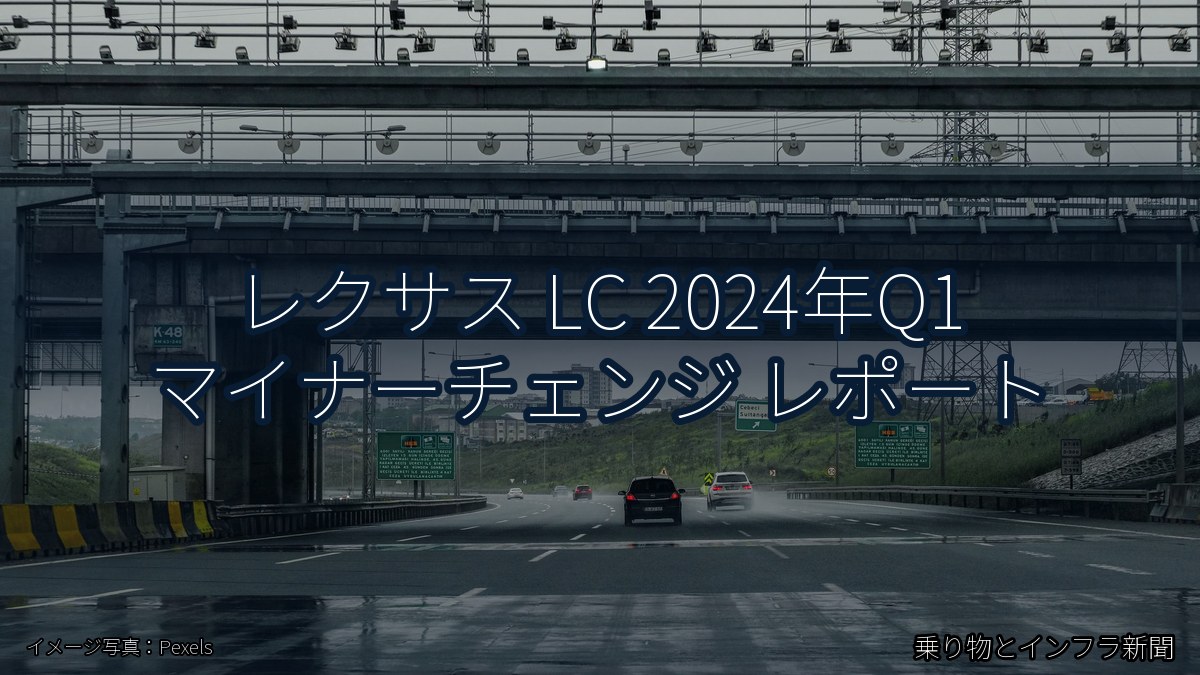 レクサス LC 2024年Q1 マイナーチェンジ レポート（乗り物とインフラ新聞）