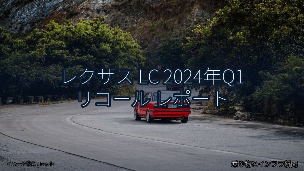 レクサス LC 2024年Q1 リコール レポート（乗り物とインフラ新聞）
