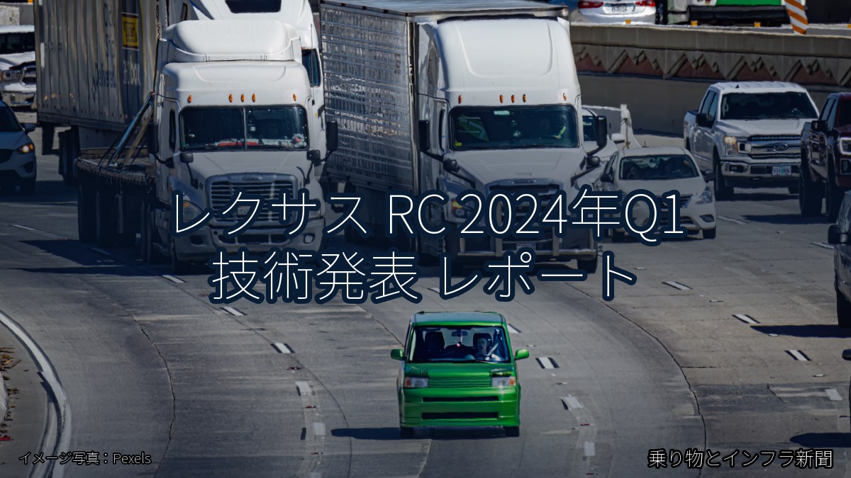レクサス RC 2024年Q1 技術発表 レポート（乗り物とインフラ新聞）