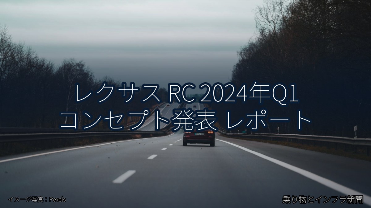 レクサス RC 2024年Q1 コンセプト発表 レポート（乗り物とインフラ新聞）