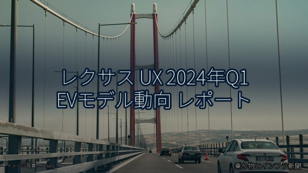レクサス UX 2024年Q1 EVモデル動向 レポート（乗り物とインフラ新聞）