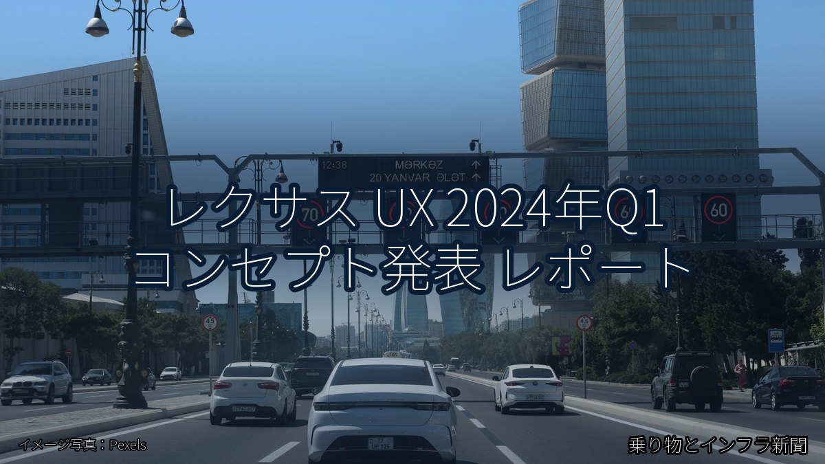 レクサス UX 2024年Q1 コンセプト発表 レポート(乗り物とインフラ新聞)