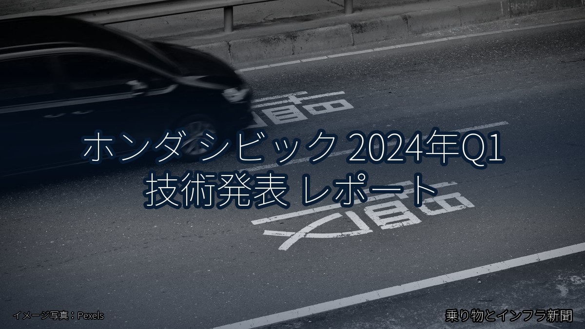 ホンダ シビック 2024年Q1 技術発表 レポート（乗り物とインフラ新聞）