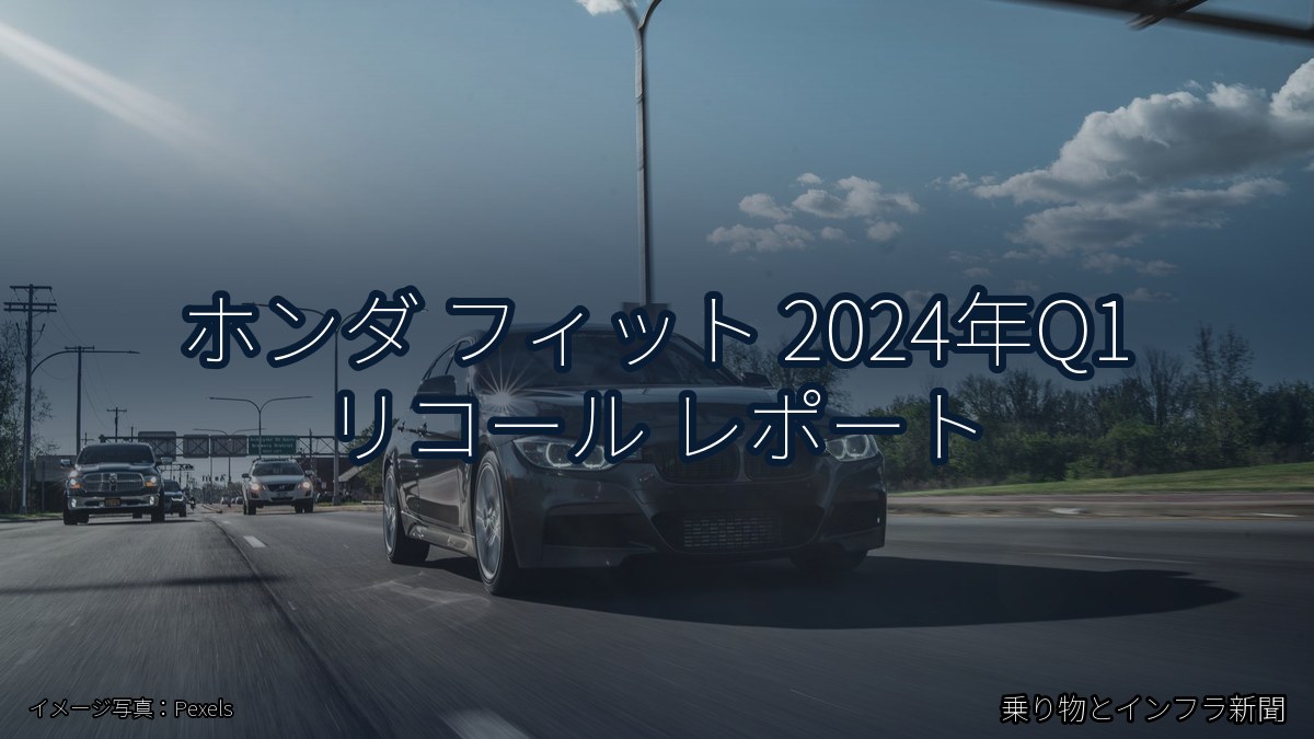 ホンダ フィット 2024年Q1 リコール レポート(乗り物とインフラ新聞)
