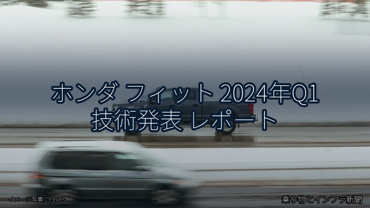 ホンダ フィット 2024年Q1 技術発表 レポート（乗り物とインフラ新聞）