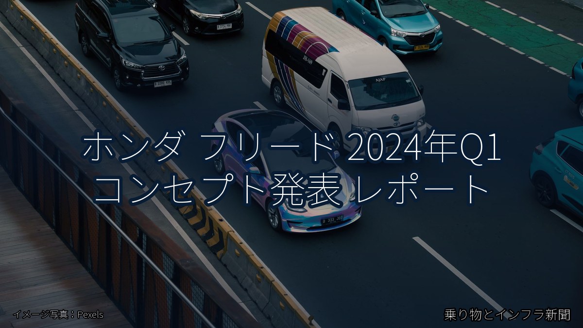 ホンダ フリード 2024年Q1 コンセプト発表 レポート（乗り物とインフラ新聞）