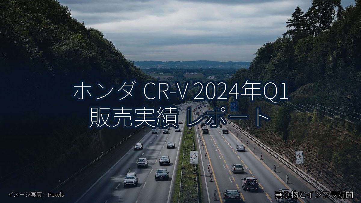 ホンダ CR-V 2024年Q1 販売実績 レポート（乗り物とインフラ新聞）