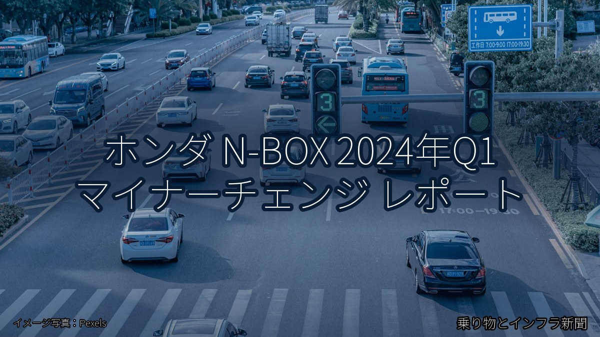 ホンダ N-BOX 2024年Q1 マイナーチェンジ レポート（乗り物とインフラ新聞）