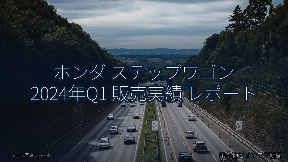 ホンダ ステップワゴン 2024年Q1 販売実績 レポート（乗り物とインフラ新聞）