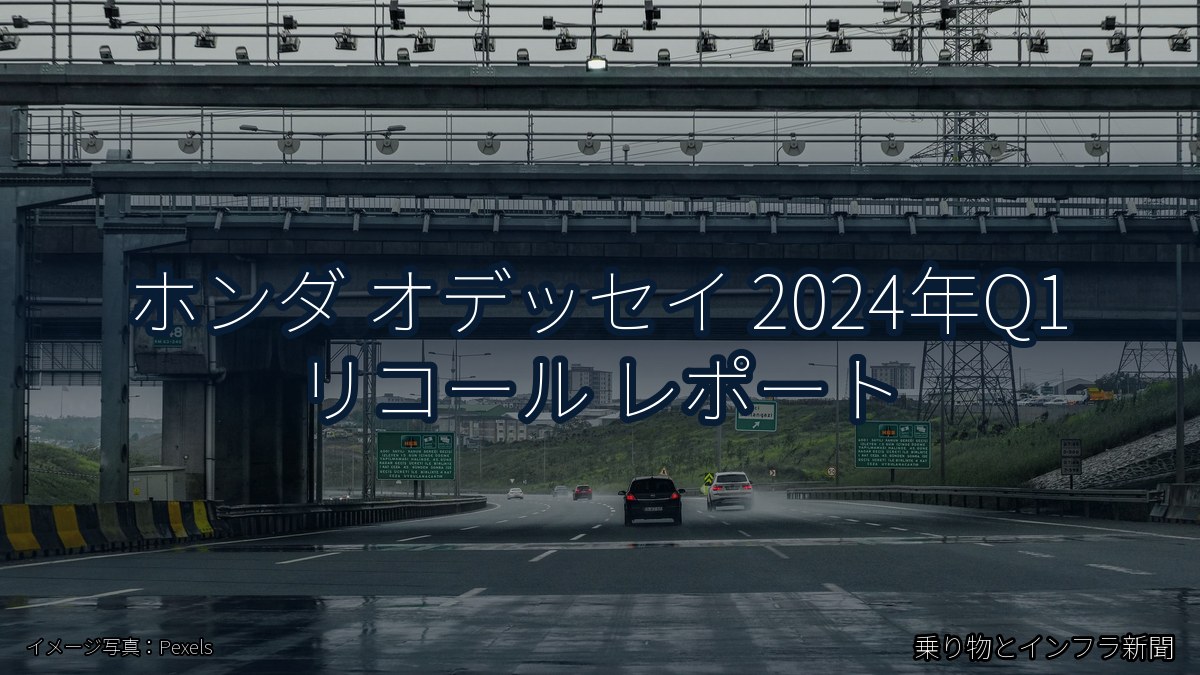ホンダ オデッセイ 2024年Q1 リコール レポート（乗り物とインフラ新聞）