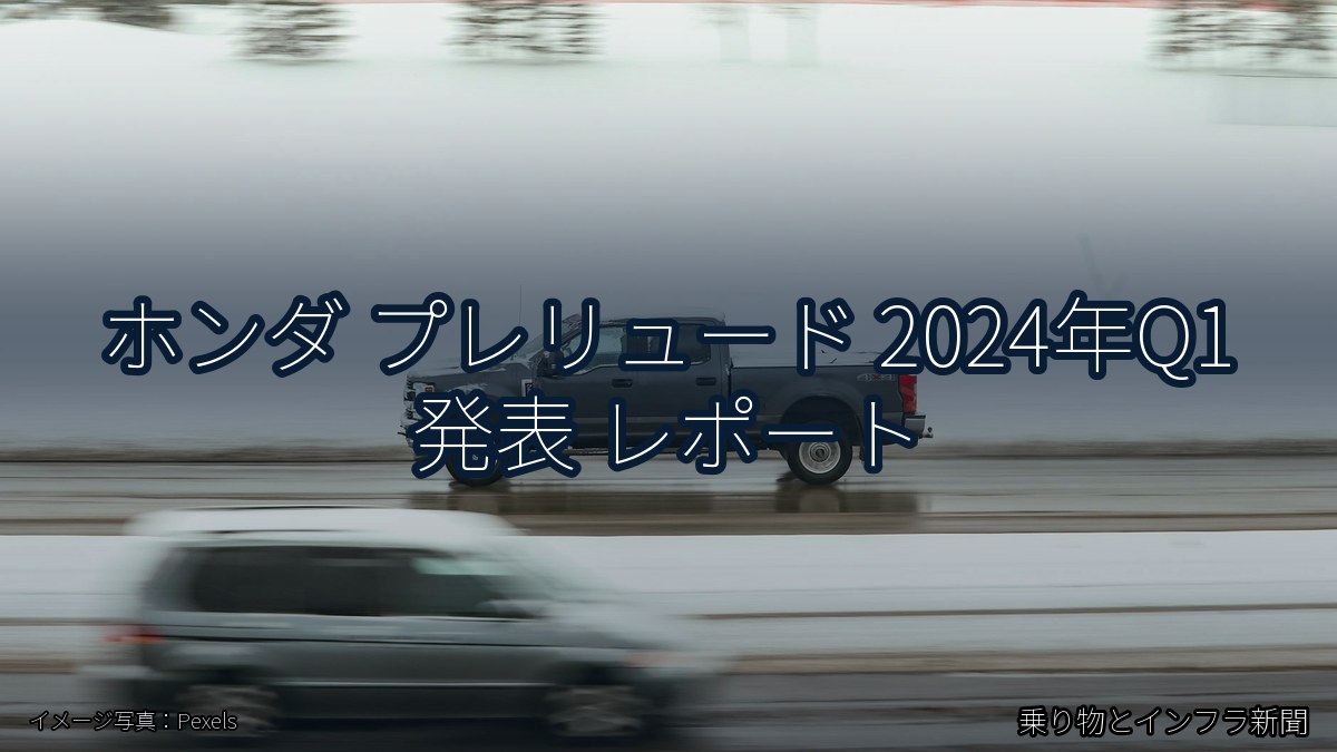 ホンダ プレリュード 2024年Q1 発表 レポート（乗り物とインフラ新聞）