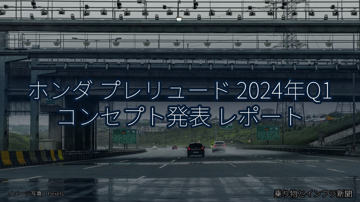 ホンダ プレリュード 2024年Q1 コンセプト発表 レポート(乗り物とインフラ新聞)