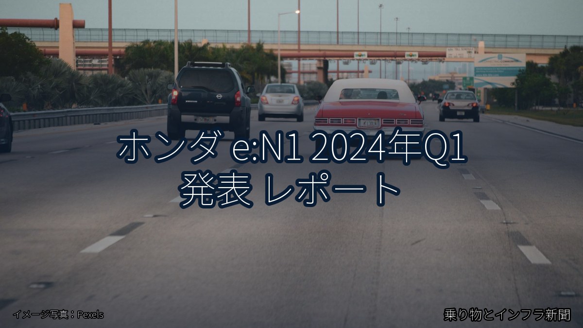 ホンダ e:N1 2024年Q1 発表 レポート(乗り物とインフラ新聞)
