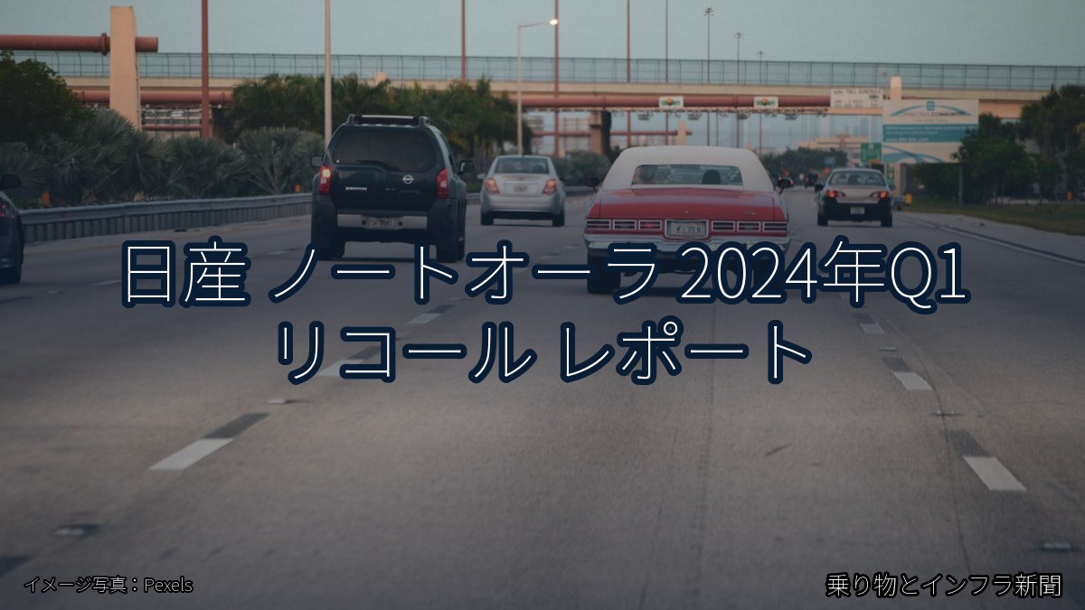 日産 ノートオーラ 2024年Q1 リコール レポート（乗り物とインフラ新聞）