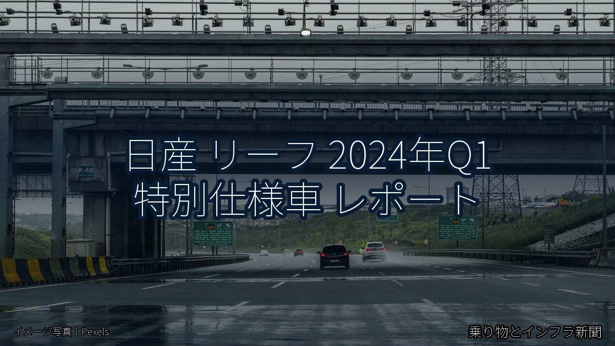日産 リーフ 2024年Q1 特別仕様車 レポート（乗り物とインフラ新聞）