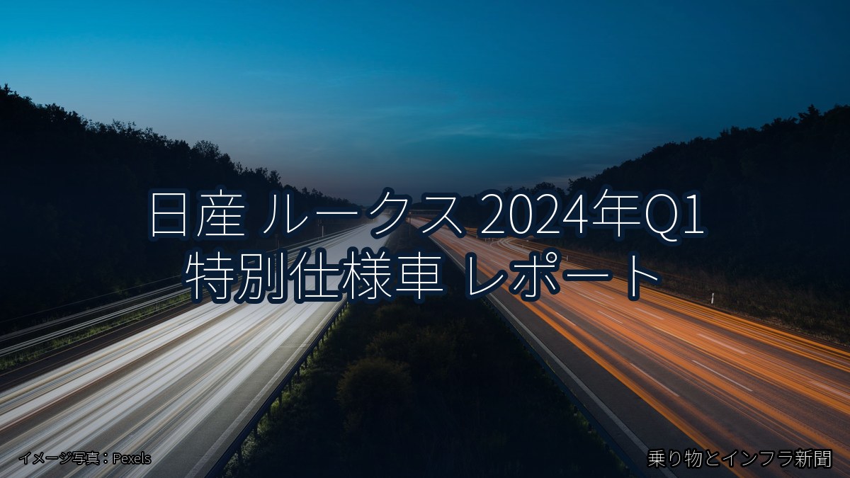 日産 ルークス 2024年Q1 特別仕様車 レポート(乗り物とインフラ新聞)