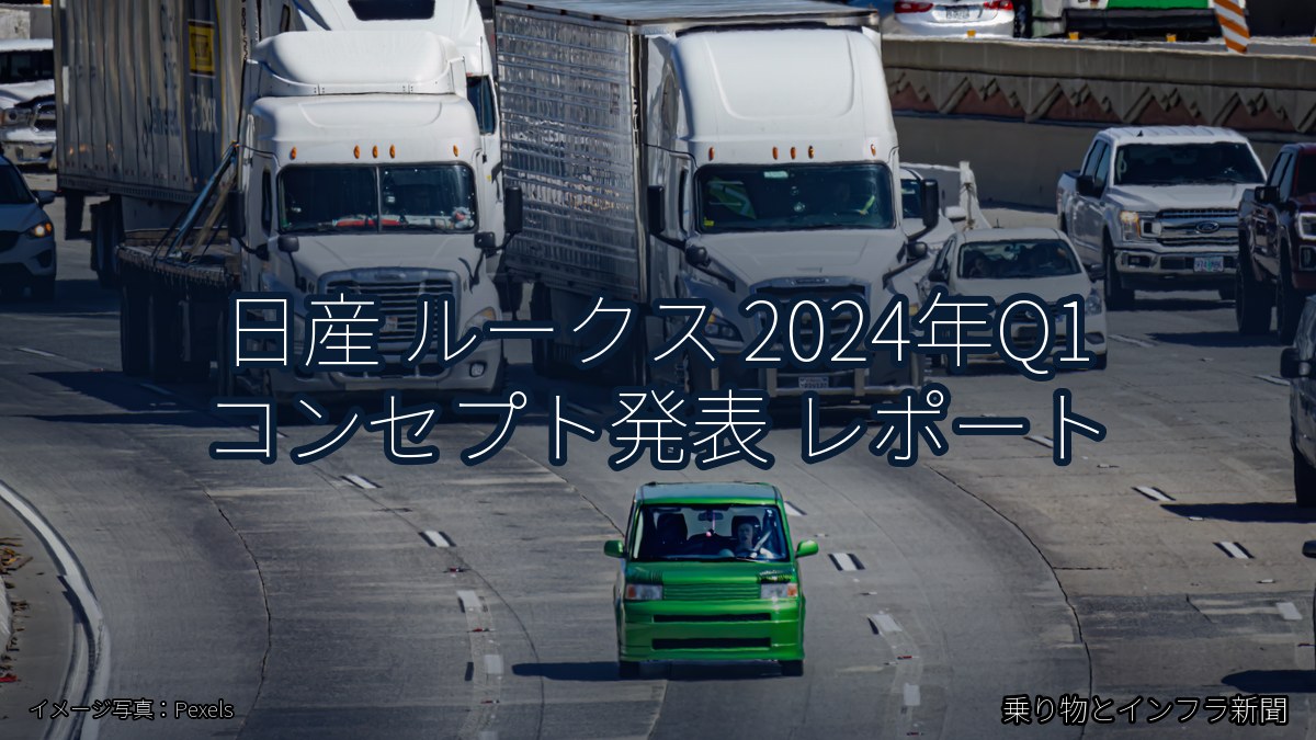 日産 ルークス 2024年Q1 コンセプト発表 レポート(乗り物とインフラ新聞)